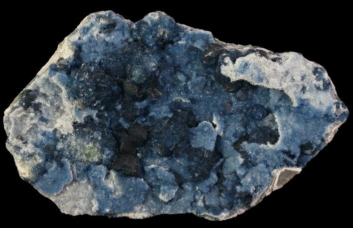 Deep Blue Fluorite Cluster - China #64108